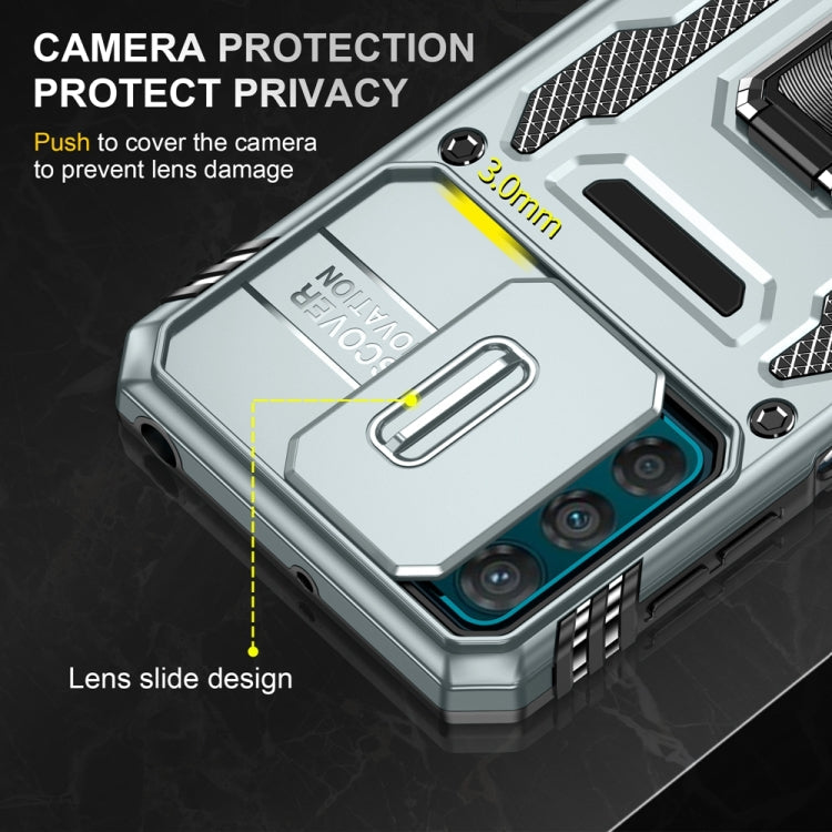 HOLDER ARMOR Tvrdený kryt pre Motorola Moto G42 - sivý