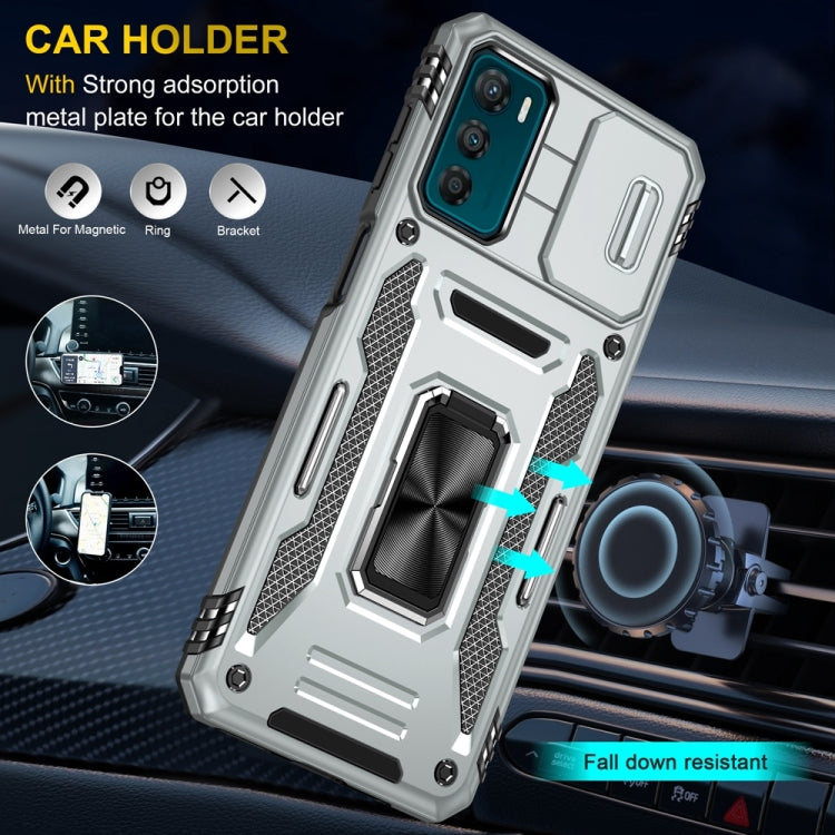 HOLDER ARMOR Tvrdený kryt pre Motorola Moto G42 - sivý