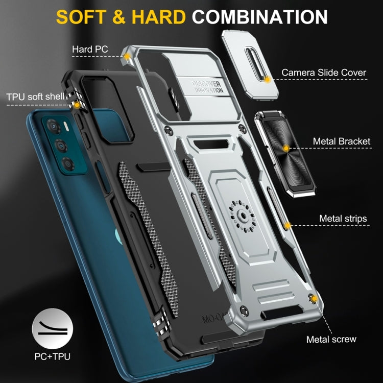 HOLDER ARMOR Tvrdený kryt pre Motorola Moto G42 - sivý