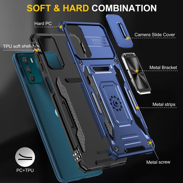 HOLDER ARMOR Tvrdený kryt pre Motorola Moto G42 - modrý