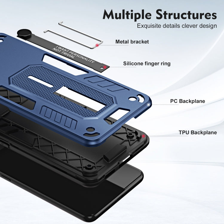 HOLDER ARMOR Tvrdený kryt pre Motorola Moto G84 5G - modrý