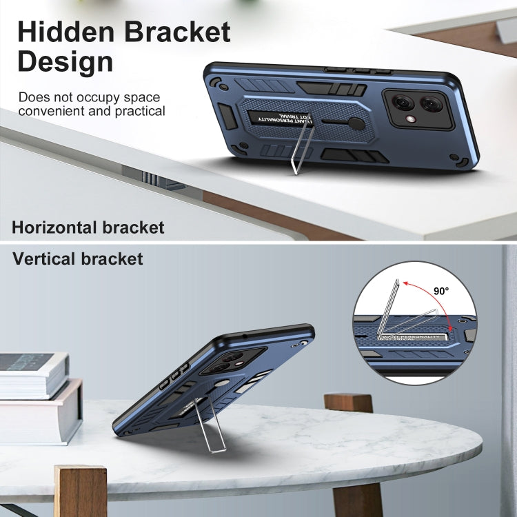 HOLDER ARMOR Tvrdený kryt pre Motorola Moto G84 5G - modrý