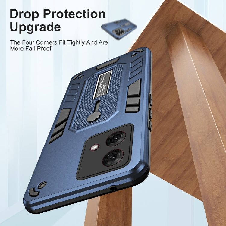 HOLDER ARMOR Tvrdený kryt pre Motorola Moto G84 5G - modrý