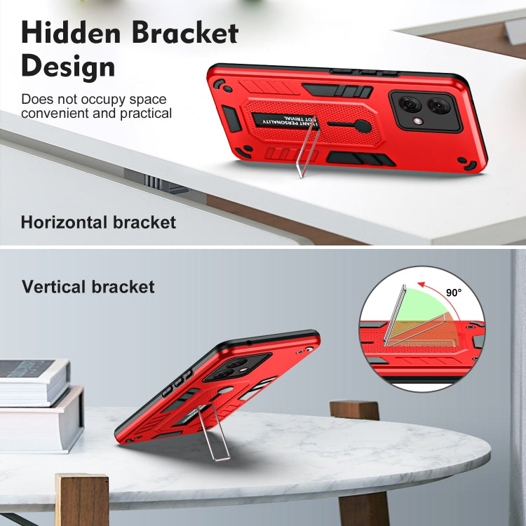 HOLDER ARMOR Tvrdený kryt pre Motorola Moto G84 5G - červený