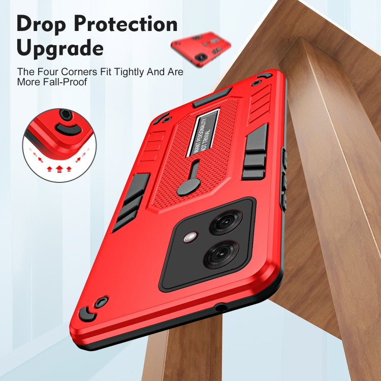 HOLDER ARMOR Tvrdený kryt pre Motorola Moto G84 5G - červený
