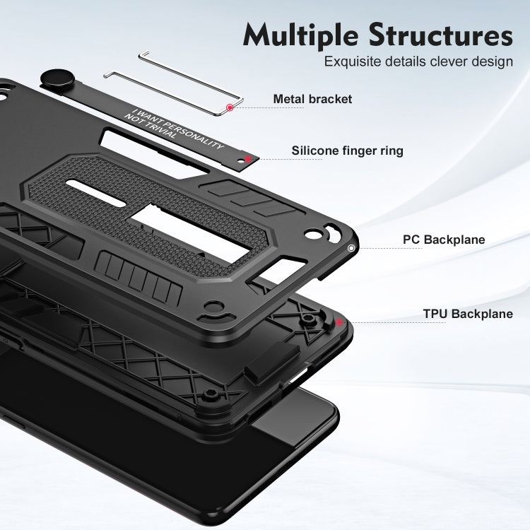 HOLDER ARMOR Tvrdený kryt pre Motorola Moto G84 5G - čierny