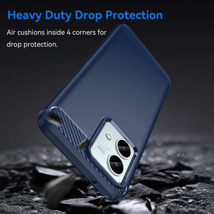 CARBON Zadný obal pre Motorola Moto G84 5G - modrý