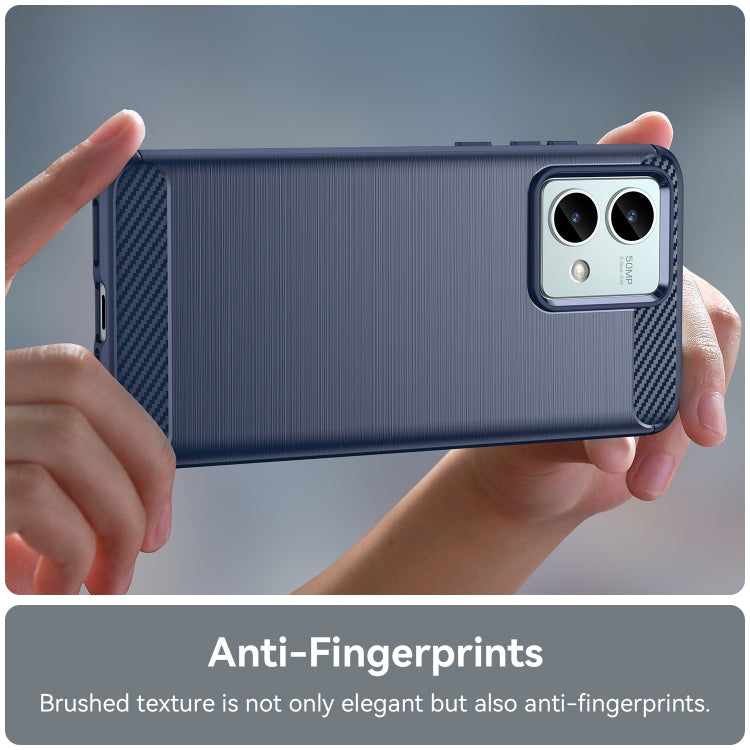 CARBON Zadný obal pre Motorola Moto G84 5G - modrý