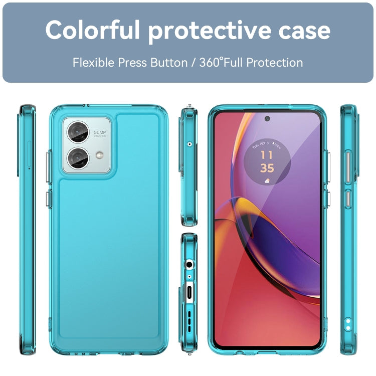 CANDY Zadný obal pre Motorola Moto G84 5G - modrý