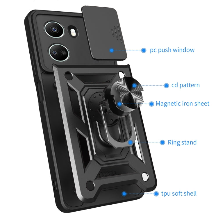 SLIDING ARMOR Tvrdený kryt pre Huawei nova 10 SE - zelený