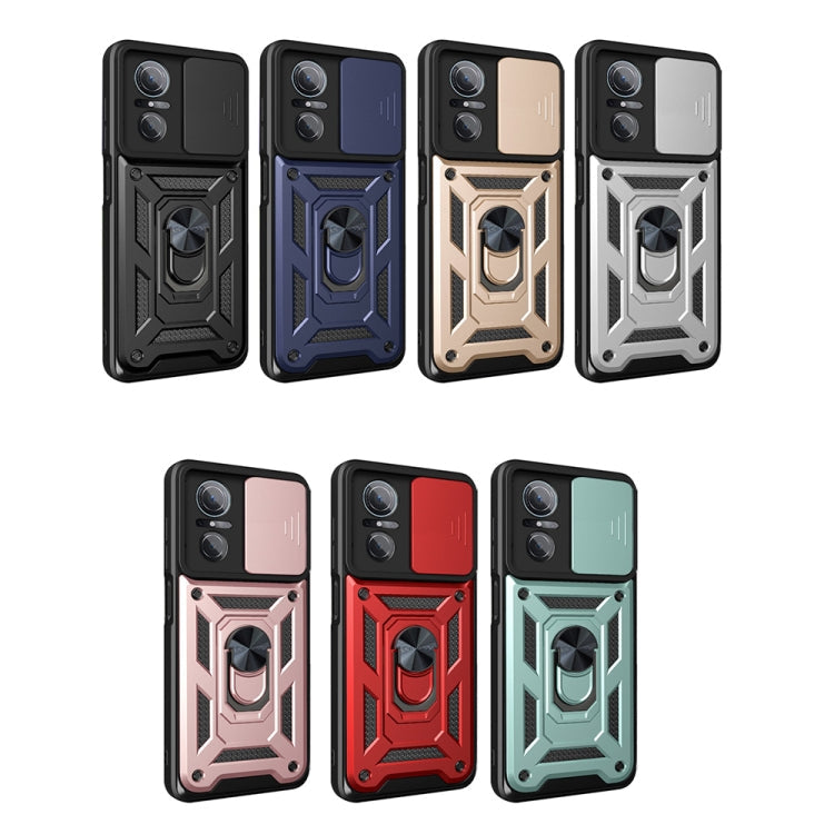 SLIDING ARMOR Tvrdený kryt pre Huawei Nova 9 SE - červený