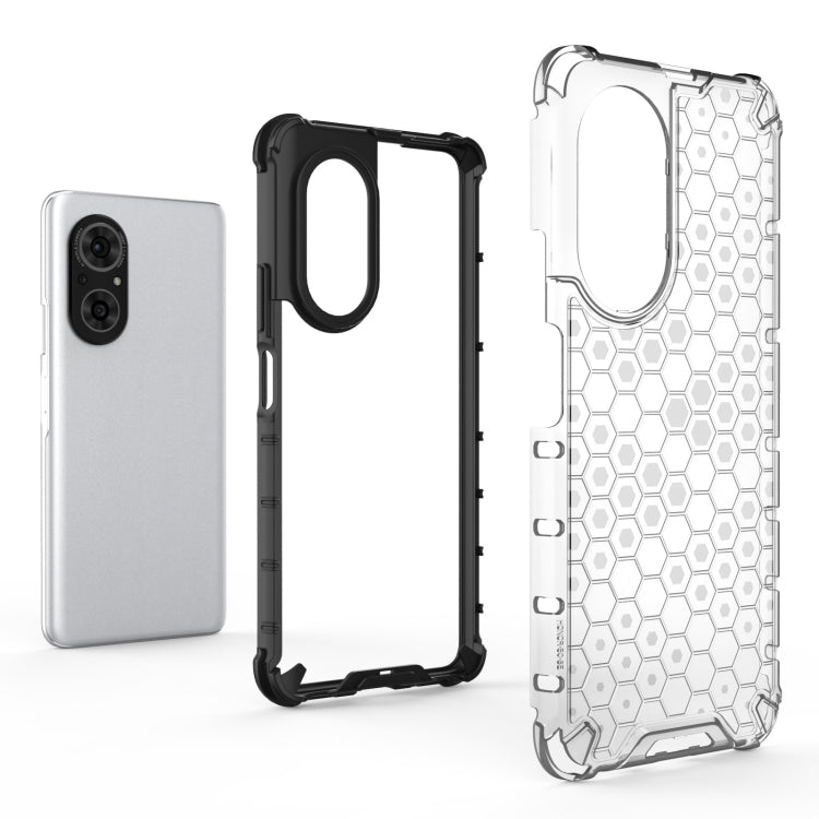 HONEYCOMB Tvrdený kryt pre Huawei Nova 9 SE - čierny