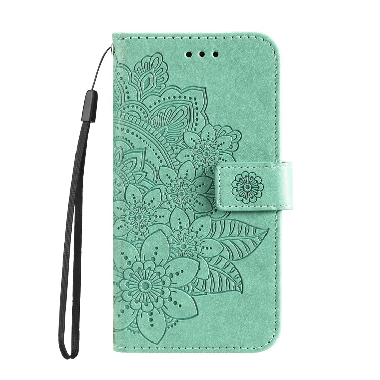 FLOWER Knižkové puzdro pre Huawei Nova 9 - zelené