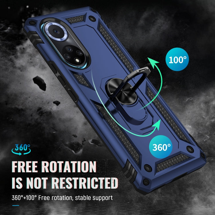 RING ARMOR Tvrdený kryt pre Huawei Nova 9 - modrý