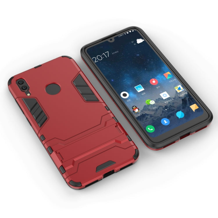 HOLDER ARMOR Tvrdený kryt pre Huawei Y7 2019 / Y7 Prime 2019 - červený
