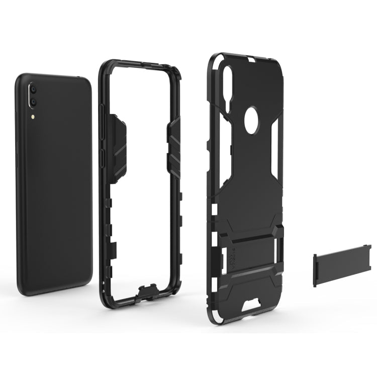 HOLDER ARMOR Tvrdený kryt pre Huawei Y7 2019 / Y7 Prime 2019 - čierny