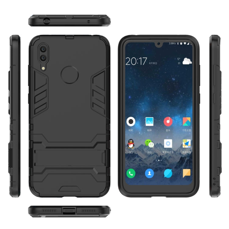 HOLDER ARMOR Tvrdený kryt pre Huawei Y7 2019 / Y7 Prime 2019 - čierny