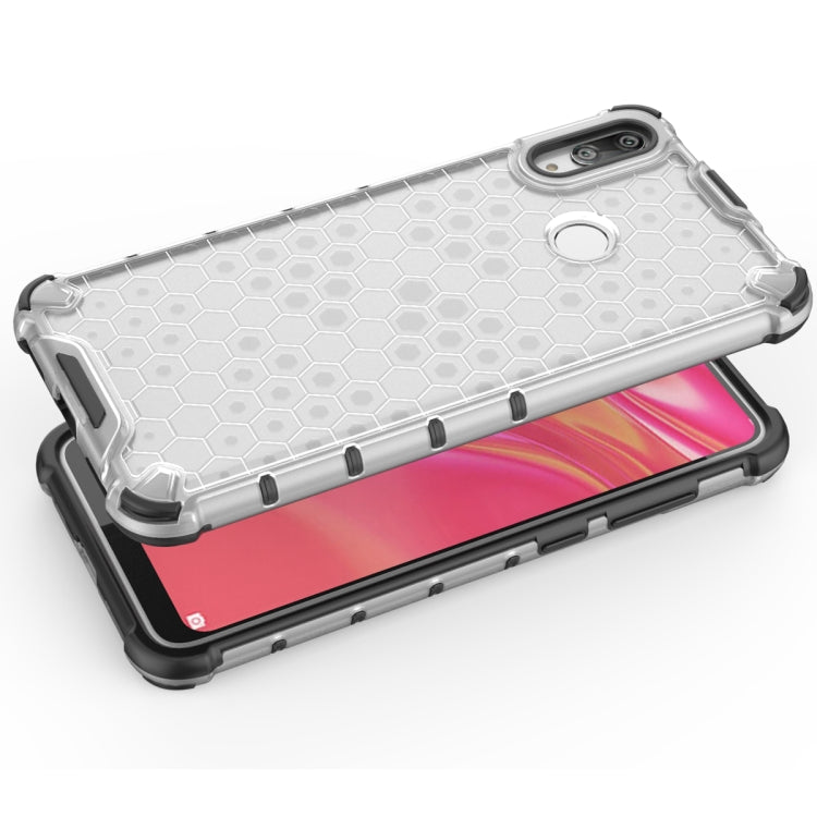 HONEYCOMB Tvrdený kryt pre Huawei Y7 2019 / Y7 Prime 2019 - biely