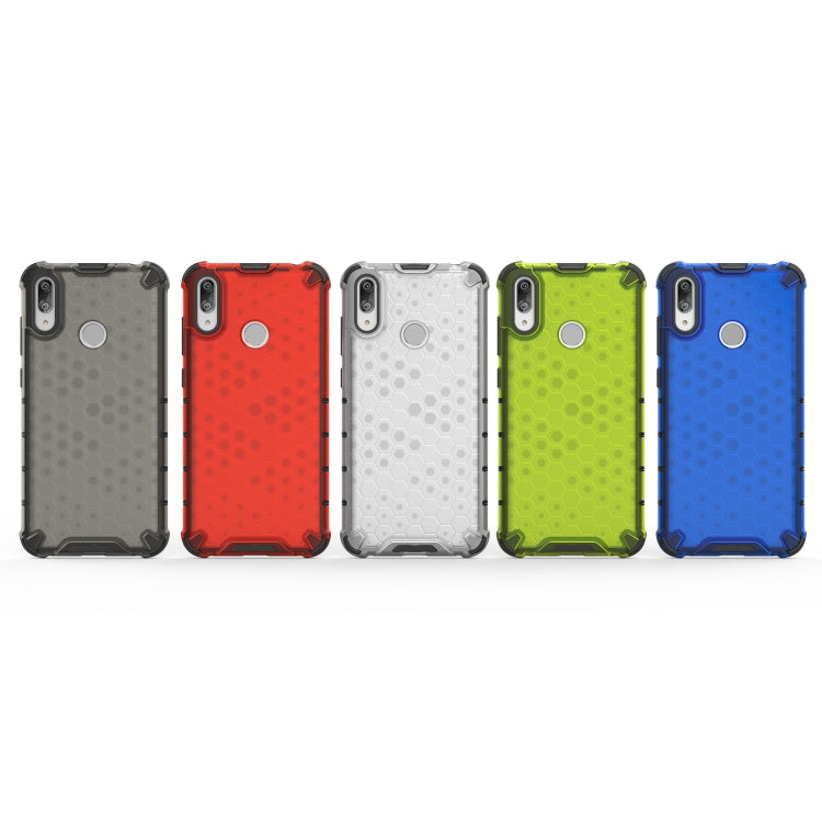 HONEYCOMB Tvrdený kryt pre Huawei Y7 2019 / Y7 Prime 2019 - modrý