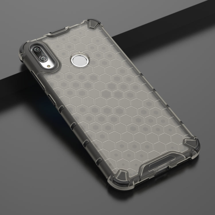 HONEYCOMB Tvrdený kryt pre Huawei Y7 2019 / Y7 Prime 2019 - sivý