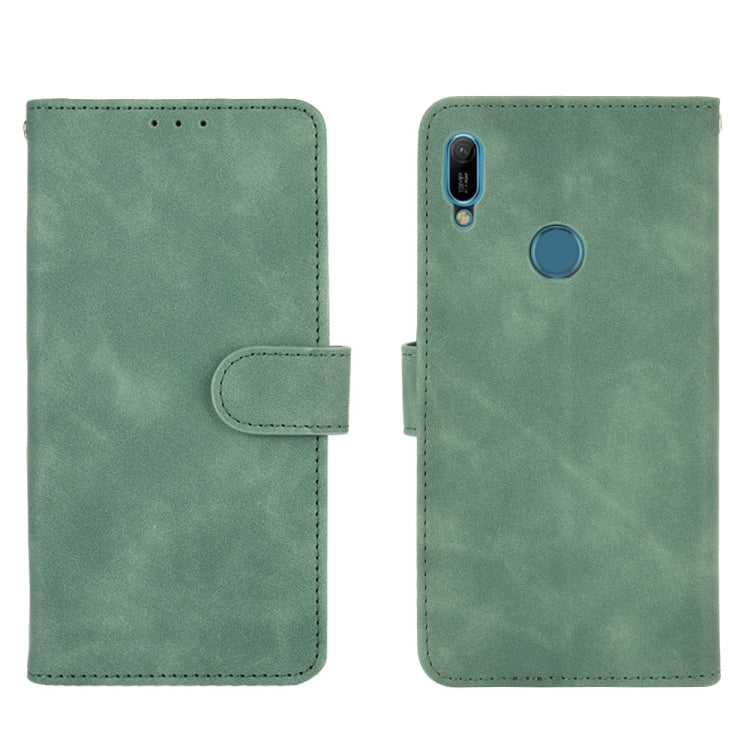 SOLID Knižkové puzdro pre Huawei Y6 2019 / Y6S 2019 - zelené