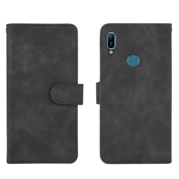 SOLID Knižkové puzdro pre Huawei Y6 2019 / Y6S 2019 - čierne