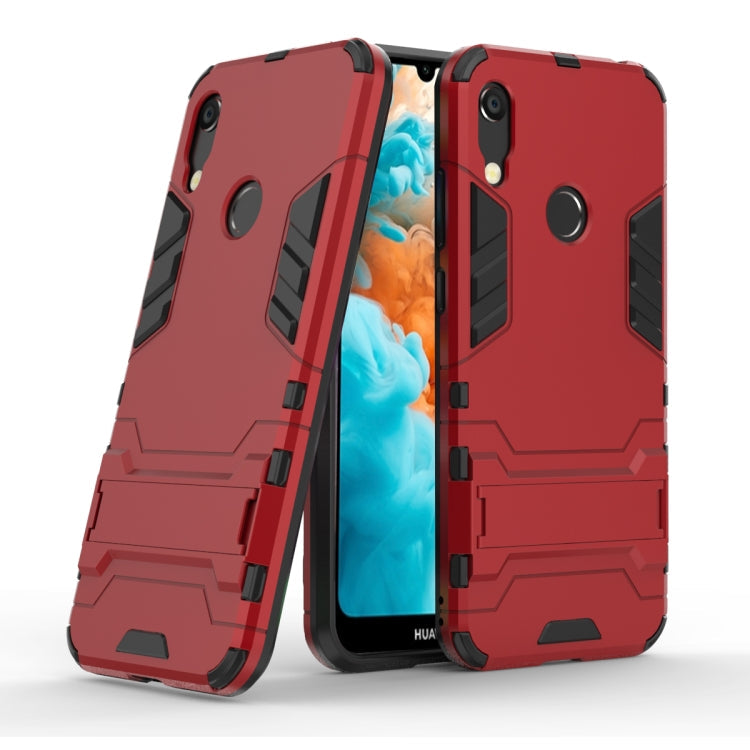 HOLDER ARMOR Tvrdený kryt pre Huawei Y6 2019 / Y6S 2019 - červený