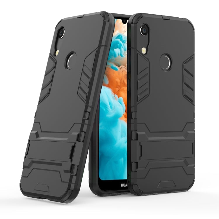 HOLDER ARMOR Tvrdený kryt pre Huawei Y6 2019 / Y6S 2019 - čierny