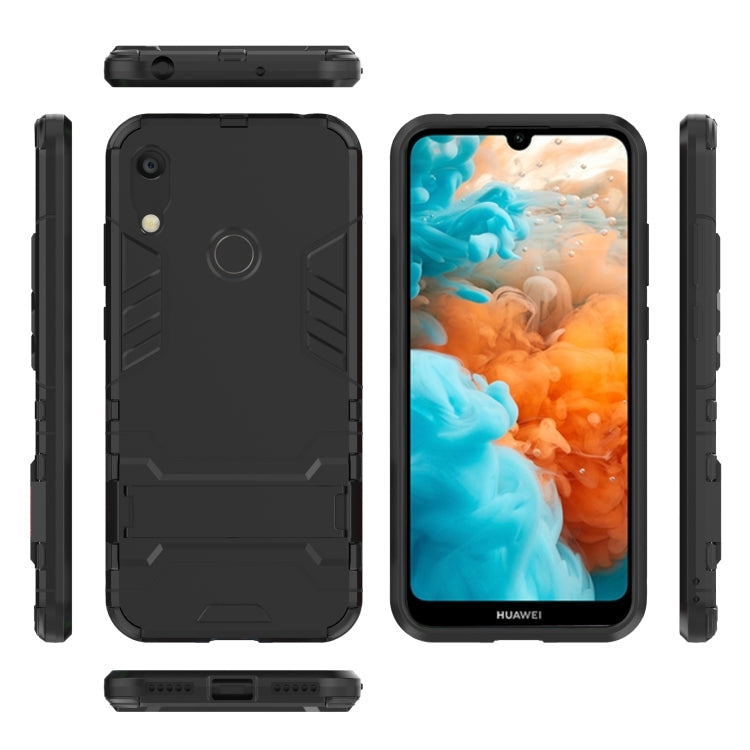 HOLDER ARMOR Tvrdený kryt pre Huawei Y6 2019 / Y6S 2019 - čierny