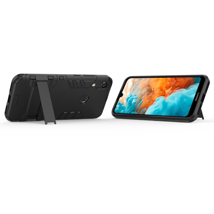 HOLDER ARMOR Tvrdený kryt pre Huawei Y6 2019 / Y6S 2019 - čierny