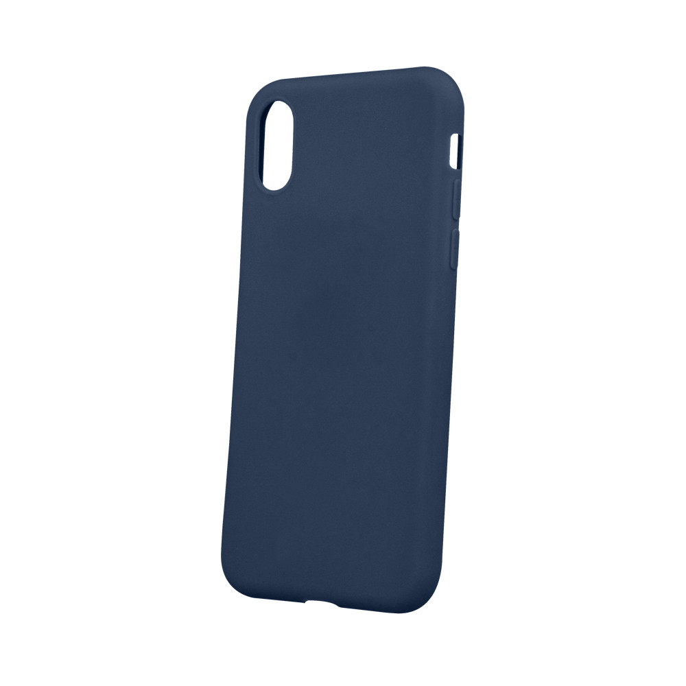Silikónové puzdro Matt TPU pre Apple iPhone XS Max tmavo modré