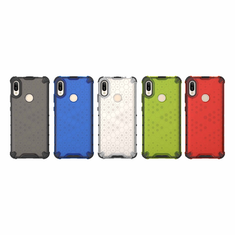 HONEYCOMB Tvrdený kryt pre Huawei Y6 2019 / Y6S 2019 - modrý