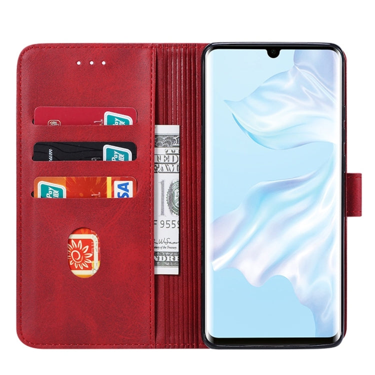 GUSSIM Knižkové puzdro pre Huawei P30 Pro - červené