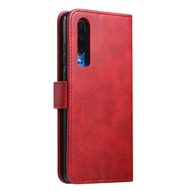GUSSIM Knižkové puzdro pre Huawei P30 - červené