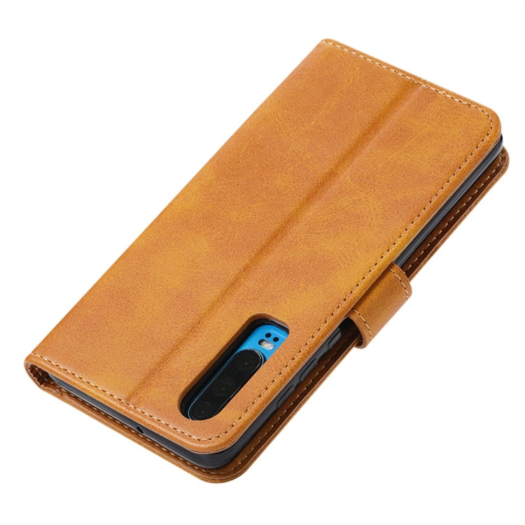 GUSSIM Knižkové puzdro pre Huawei P30 - červené
