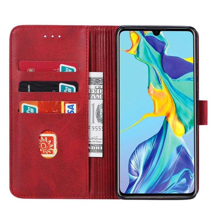 GUSSIM Knižkové puzdro pre Huawei P30 - červené
