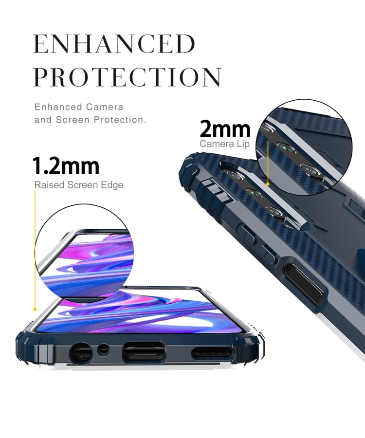 HOLDER ARMOR Tvrdený kryt pre Huawei P30 - modrý