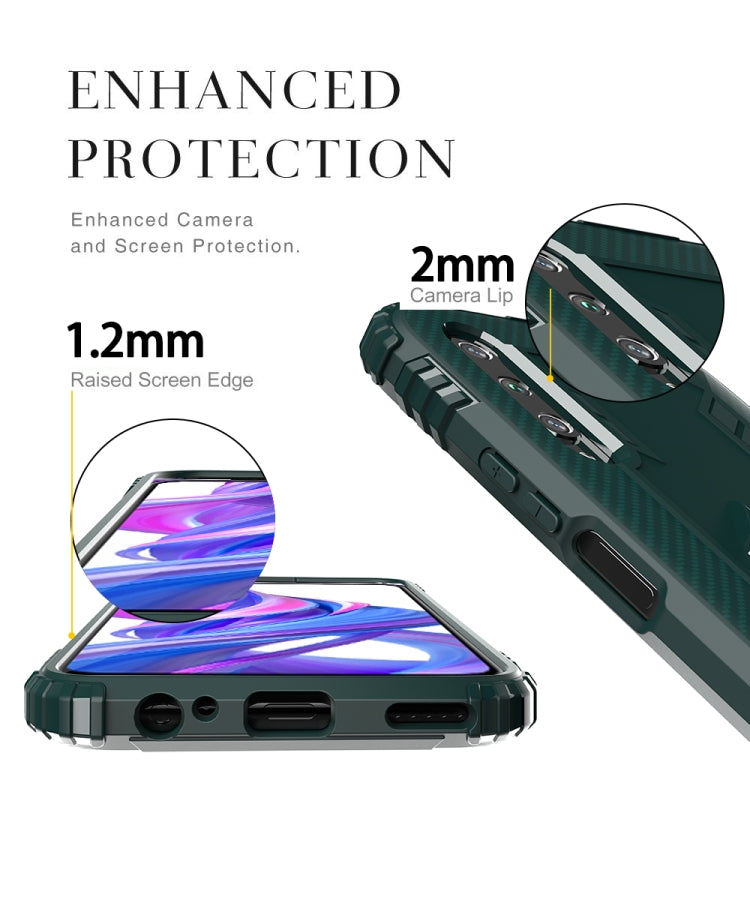 HOLDER ARMOR Tvrdený kryt pre Huawei P30 - zelený