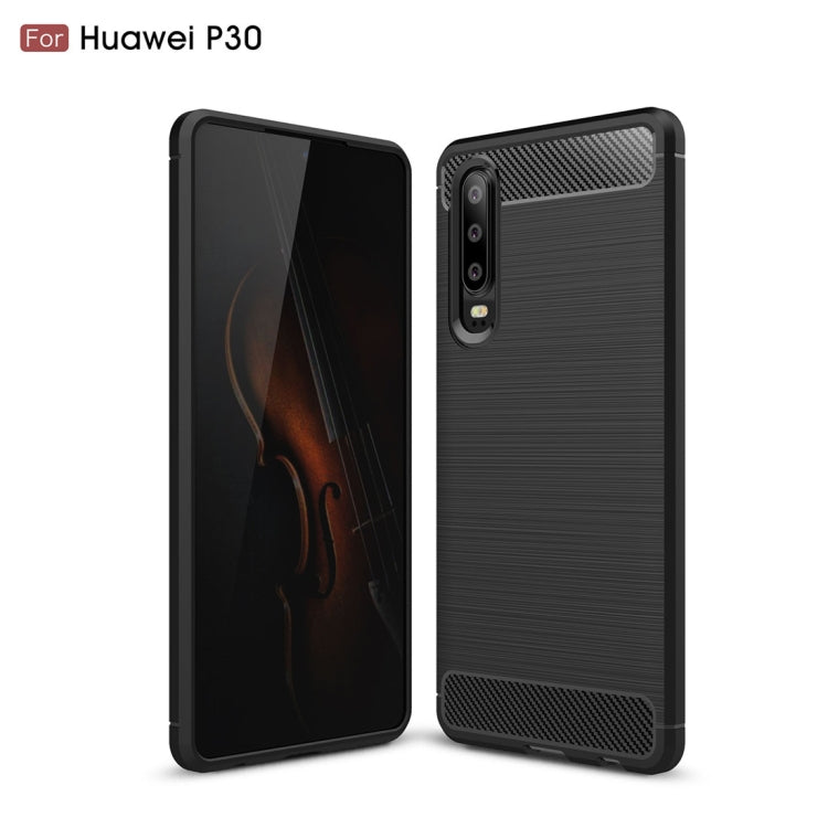 CARBON Zadný obal pre Huawei P30 - čierny