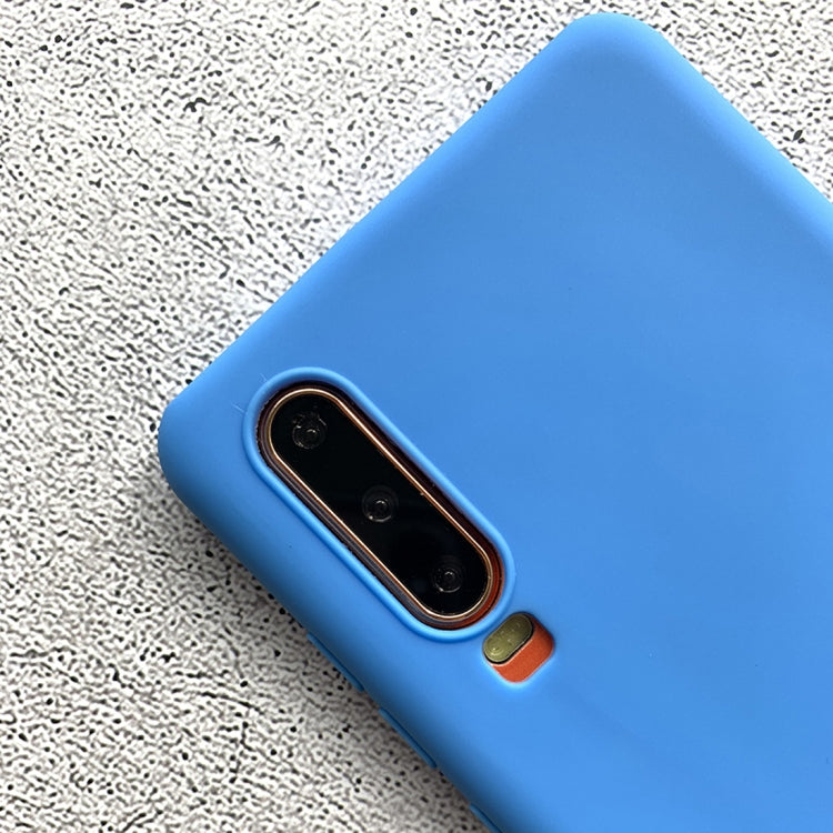 MATT Silikónový obal pre Huawei P30 - žltý