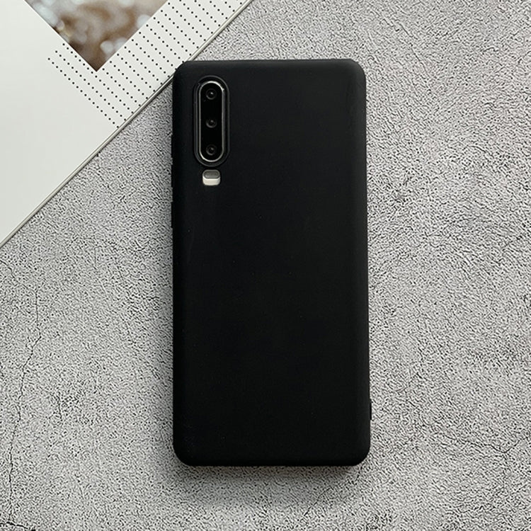 MATT Silikónový obal pre Huawei P30 - čierny