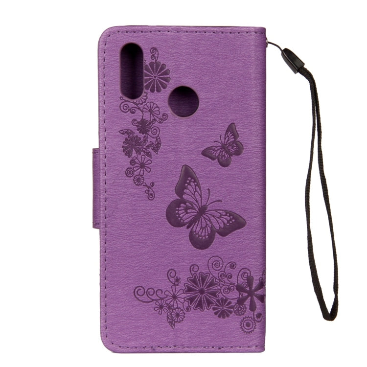 BUTTERFLY Knižkové puzdro pre Huawei P20 Lite - fialové