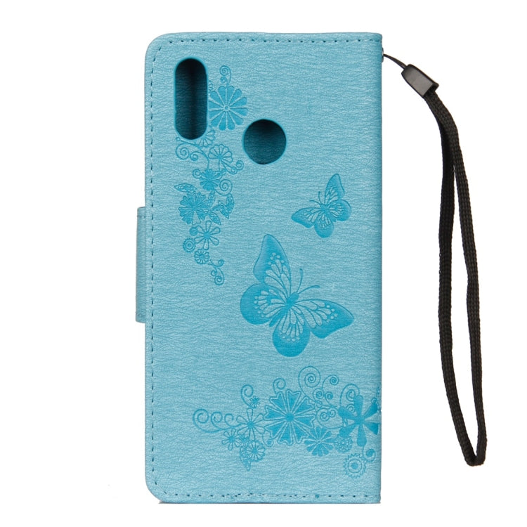 BUTTERFLY Knižkové puzdro pre Huawei P20 Lite - modré