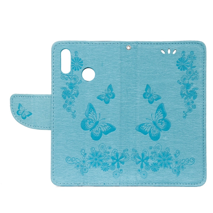 BUTTERFLY Knižkové puzdro pre Huawei P20 Lite - modré