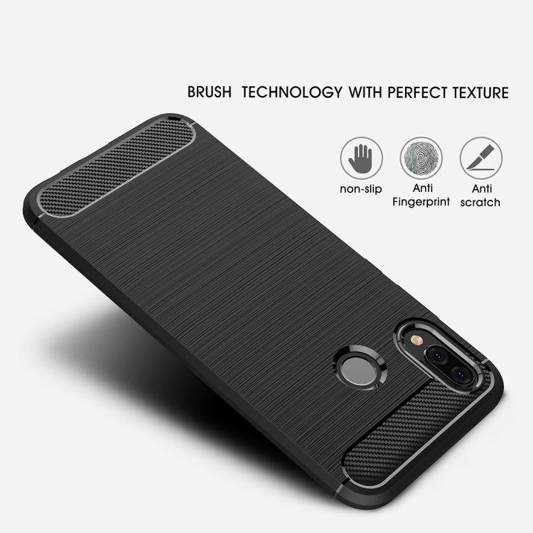 CARBON Zadný obal pre Huawei P20 Lite - modrý
