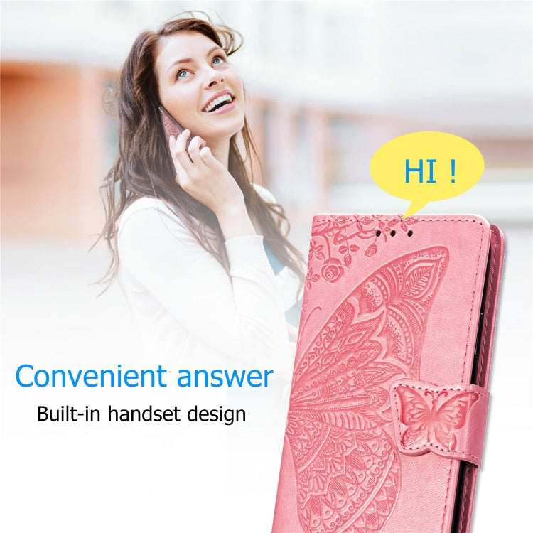 BUTTERFLY Knižkové puzdro pre Huawei P30 Lite - ružové