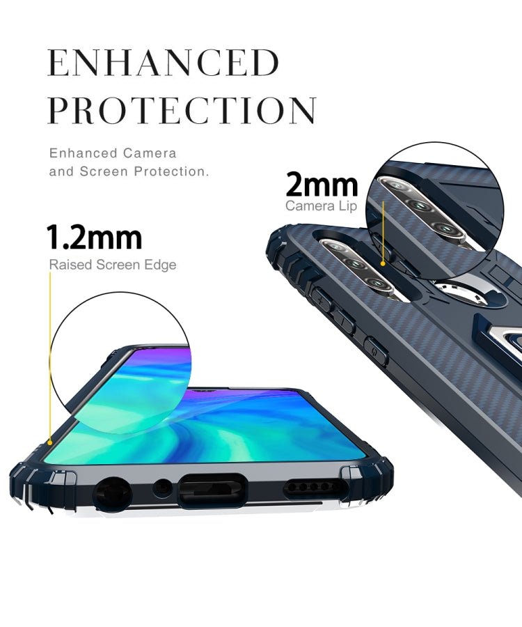 HOLDER ARMOR Tvrdený kryt pre Huawei P30 Lite - modrý