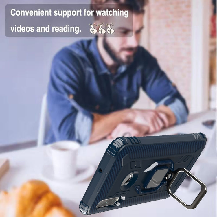 HOLDER ARMOR Tvrdený kryt pre Huawei P30 Lite - modrý
