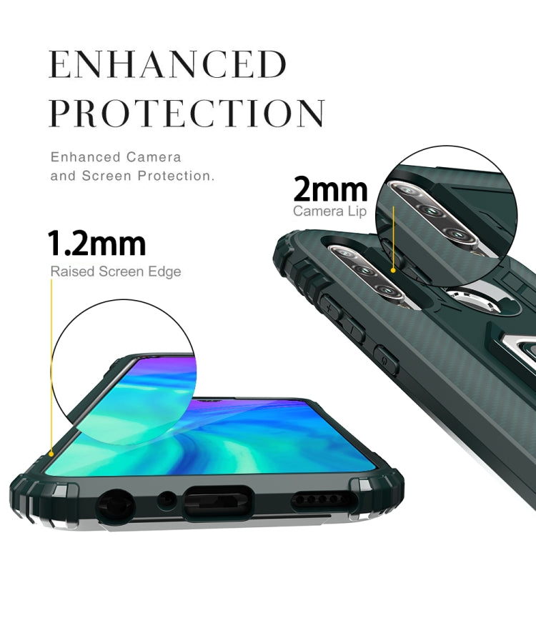 HOLDER ARMOR Tvrdený kryt pre Huawei P30 Lite - zelený