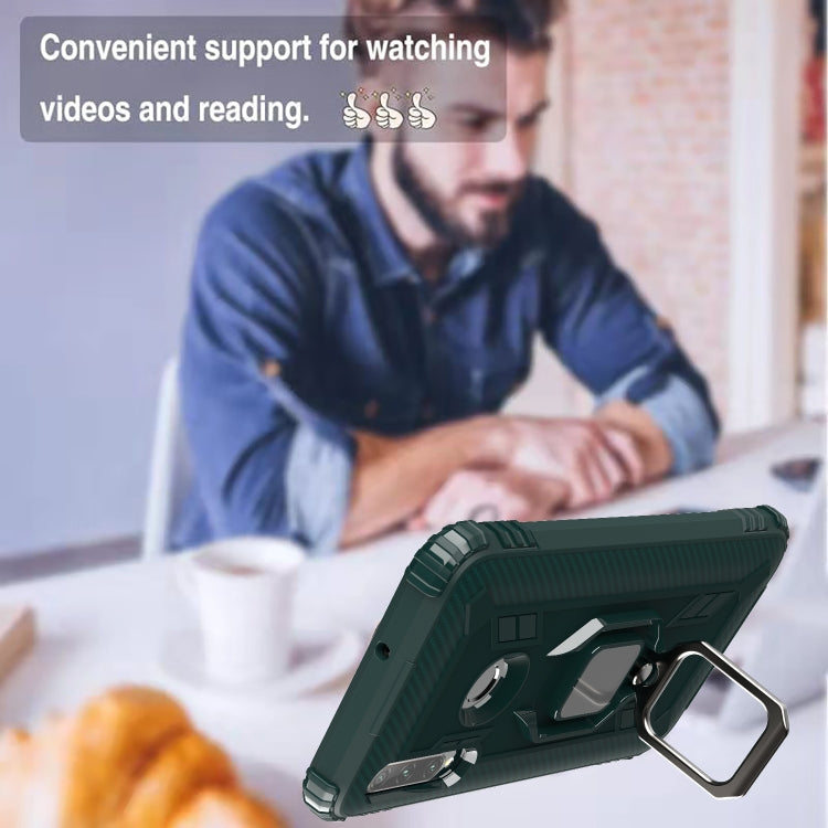 HOLDER ARMOR Tvrdený kryt pre Huawei P30 Lite - zelený
